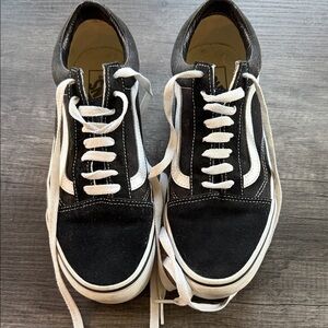 Vans Black and White Old Skool Sneakers